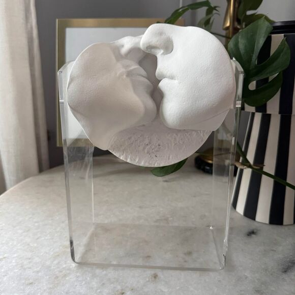 Vintage 80s J Cutrone lucite base sculpture - Picture 2 of 10